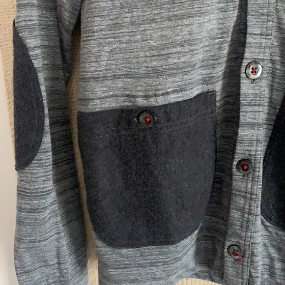 Junya watanabe contrast stitch button, pockets & elbow patch, floral insert - Picture 2 of 13